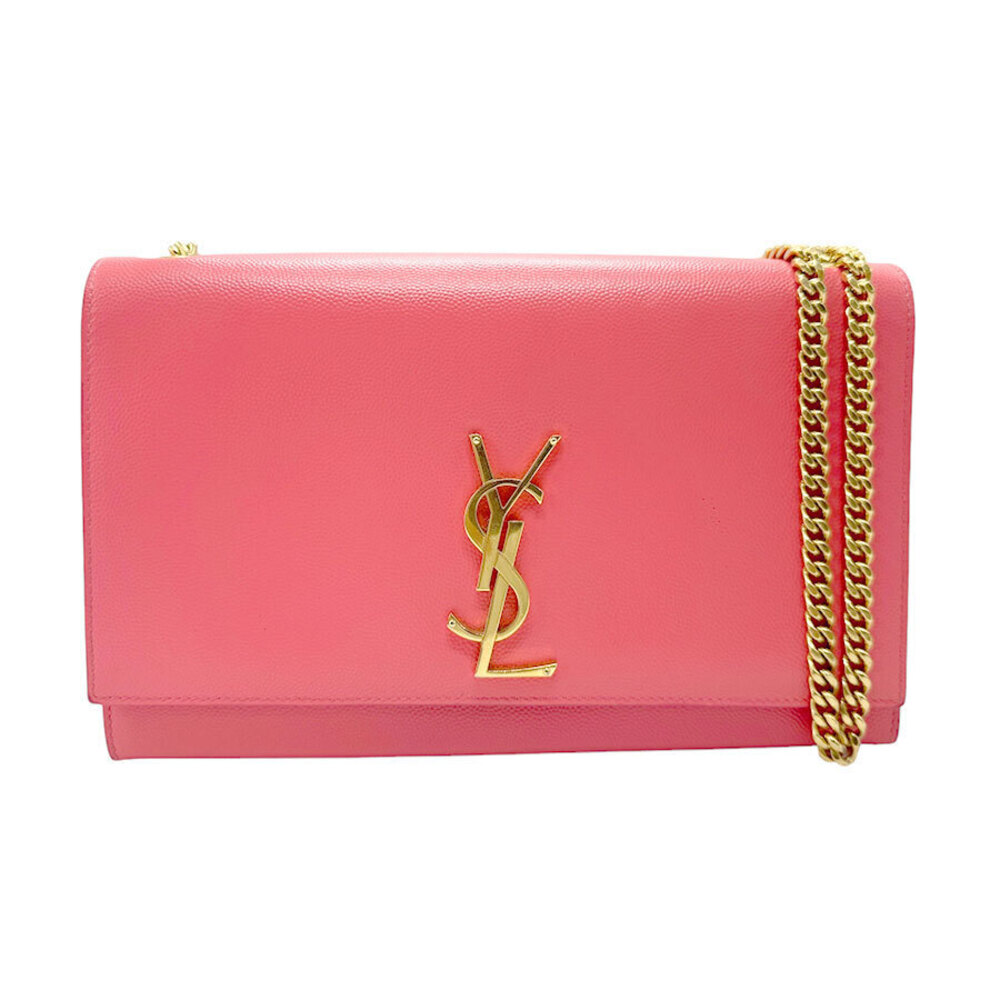 Saint Laurent Kate Leather Shoulder Bag Pink